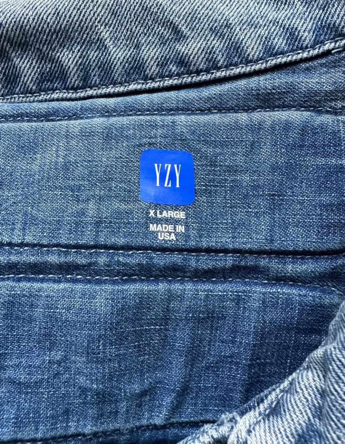 칸예 Yeezy Gap 모토 바이커 데님자켓 상품이미지5