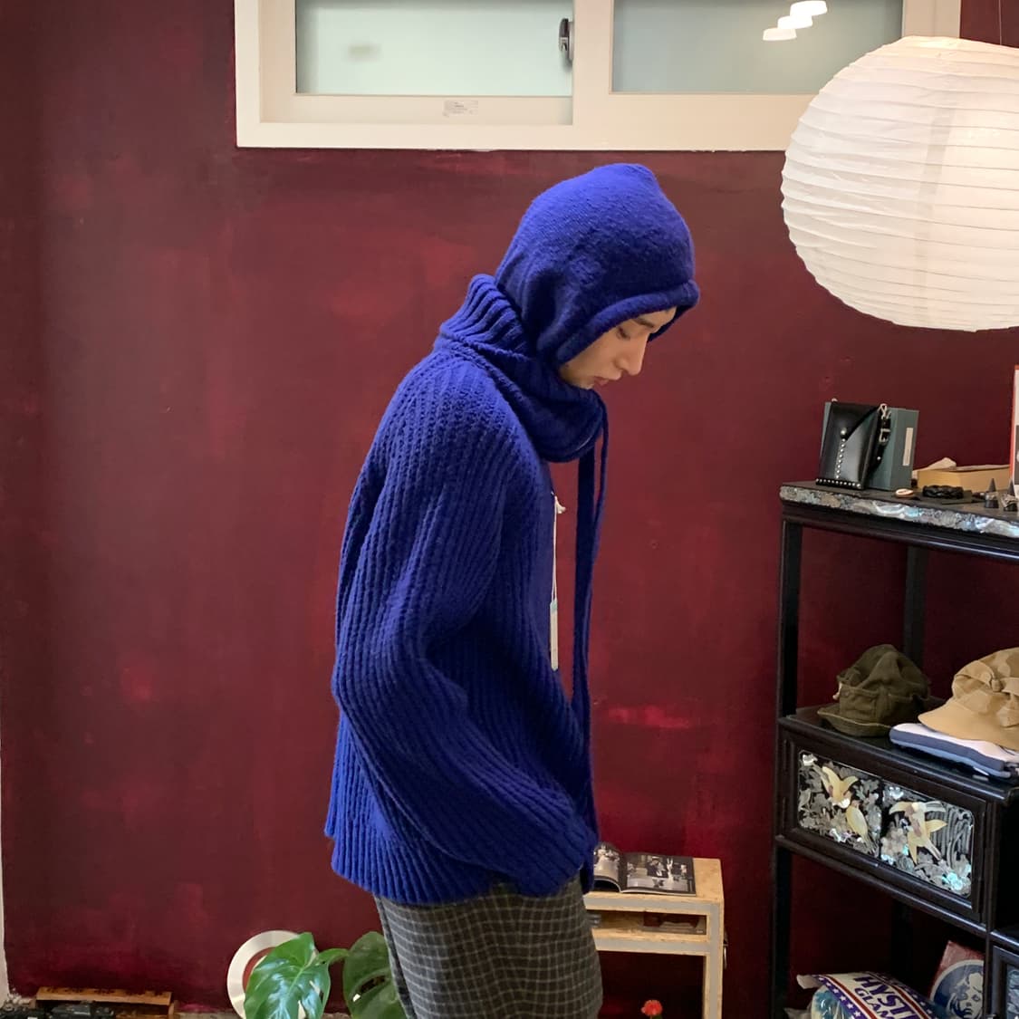 Bed J.W. Ford 후드 하이넥 스웨터 상품이미지3