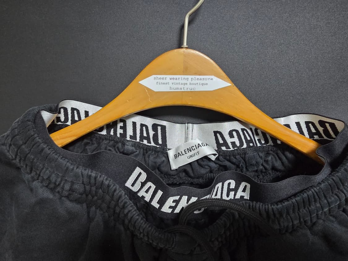 발렌시아가 트롱프뢰유 복서 스웨트팬츠 새깅 배기 상품이미지3