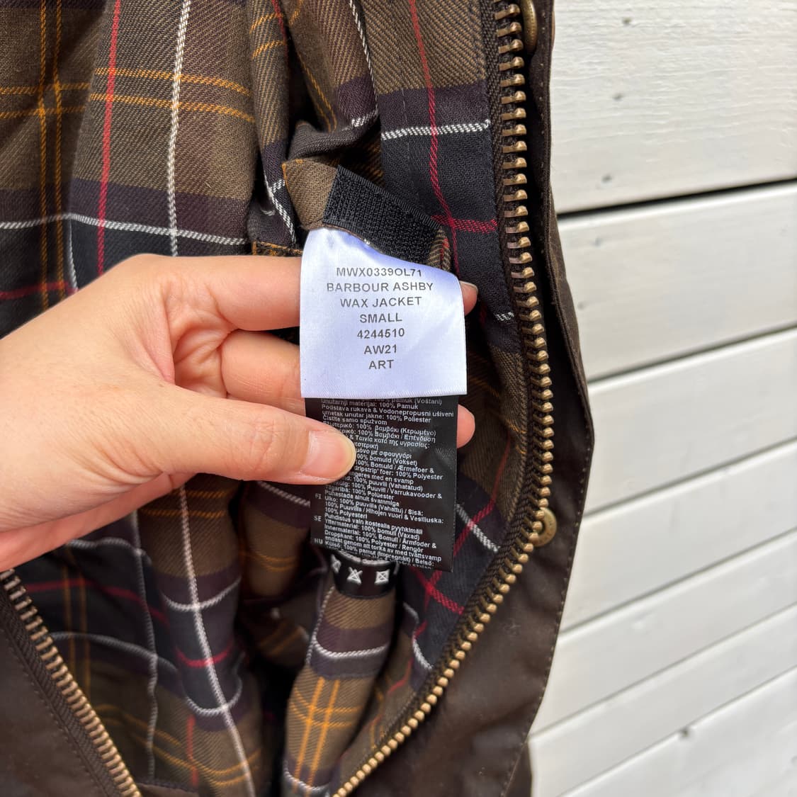 Barbour 바버 왁스 자켓 상품이미지9