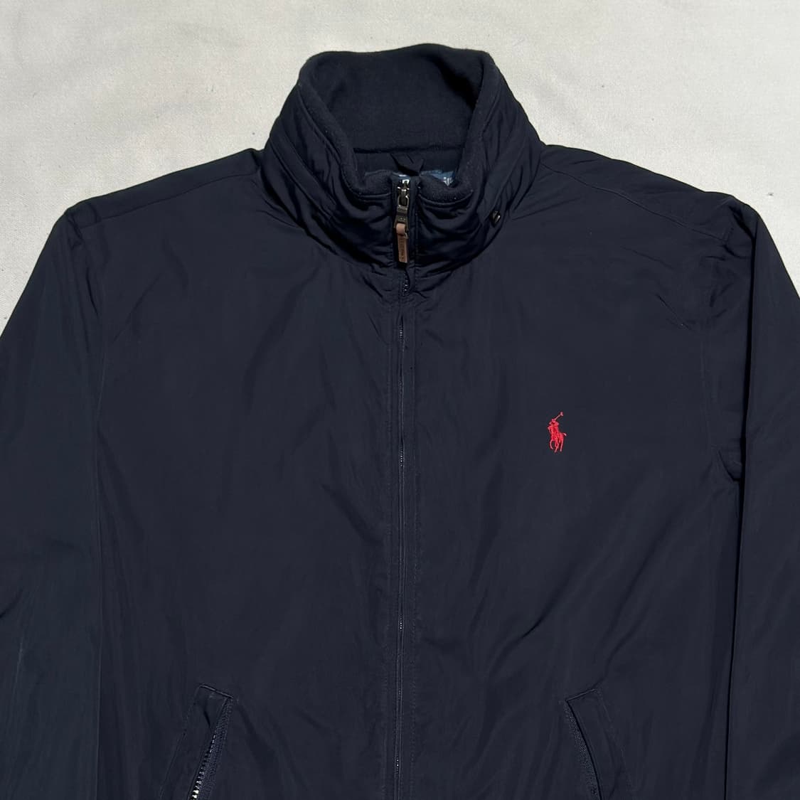 L 폴로랄프로렌 내장후드 네이비 폴리쉘 자켓 상품이미지1
