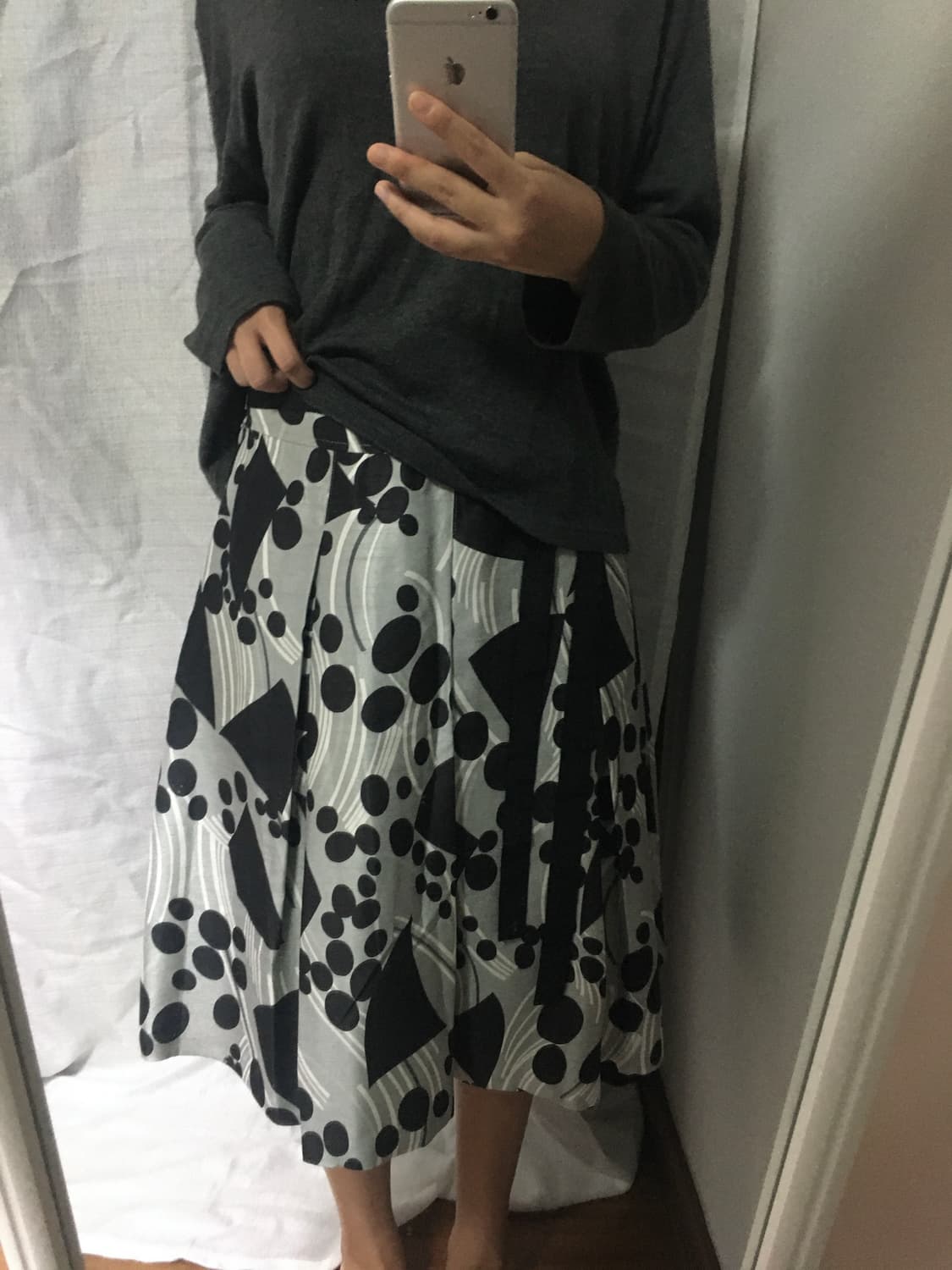 Vintage pattern skirt 상품이미지3