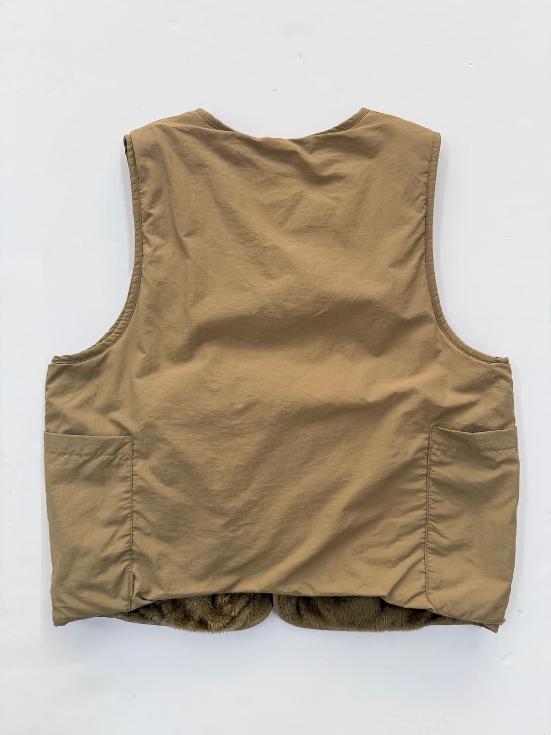 빈티지 퍼 안감 워크 베스트 상품이미지4