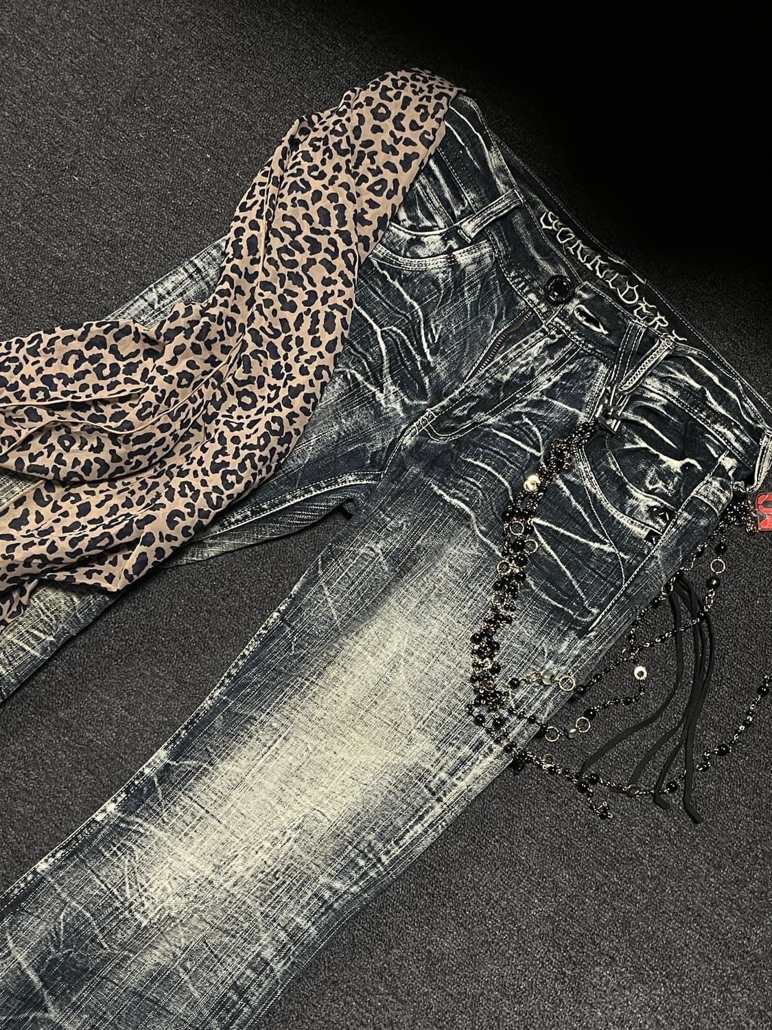 JPN Punk leopard scarf 상품이미지1