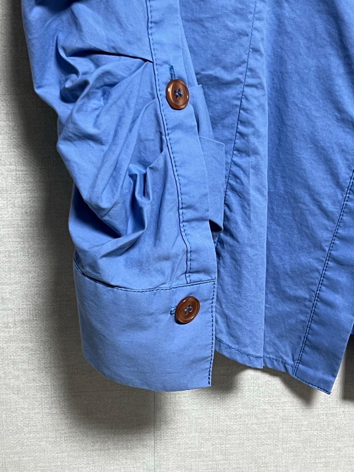 비비안 웨스트우드 빈티지 블루코튼셔츠 상품이미지4