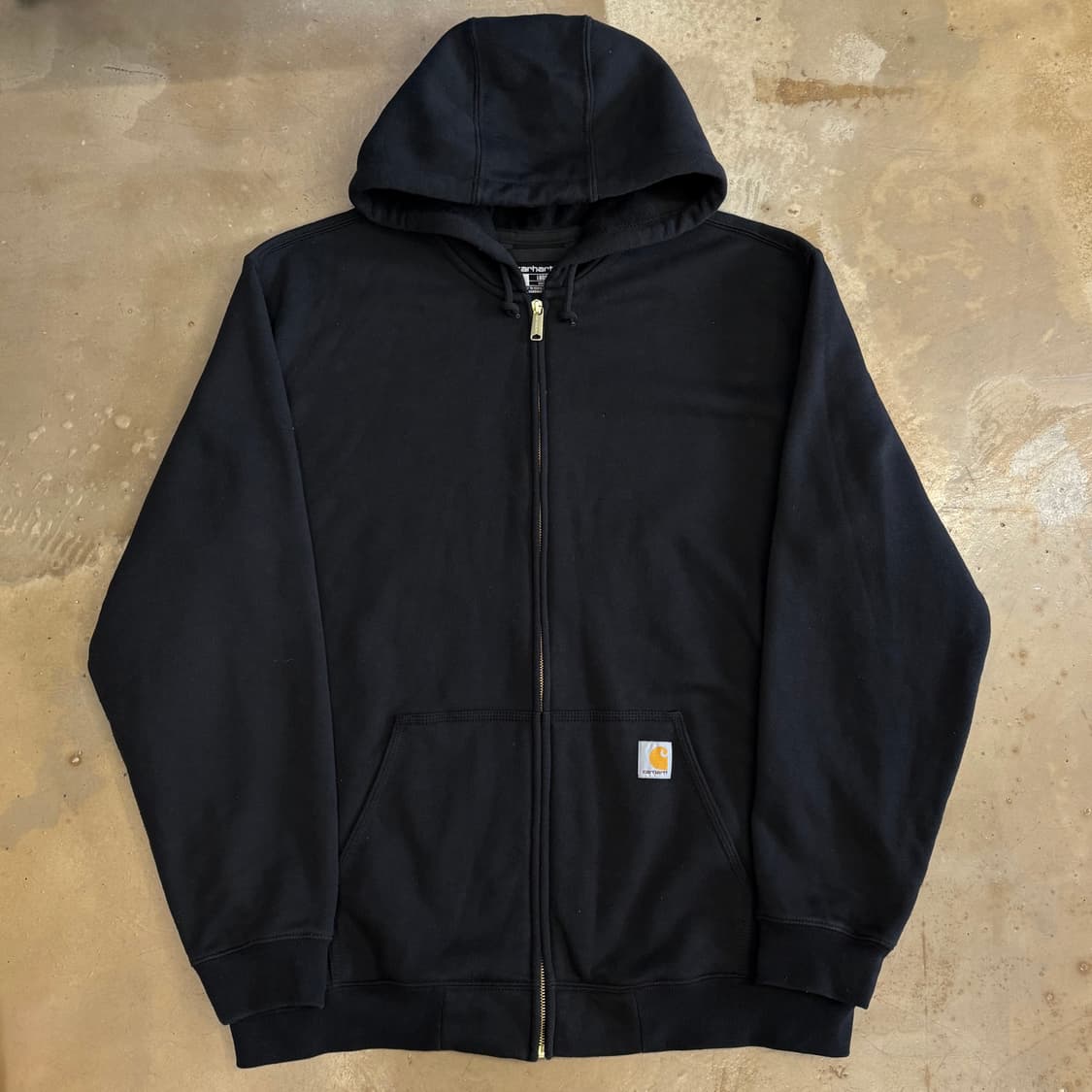 XL 칼하트 블랙 후드 집업 상품이미지2