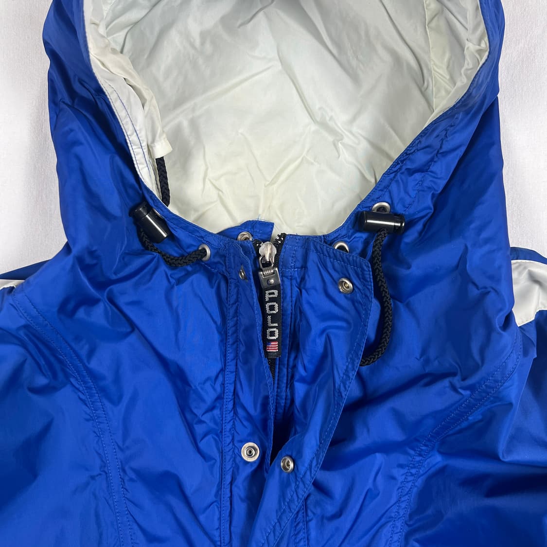 90‘s 폴로스포츠 polo sport p 로고 후드 바람막이 자켓 상품이미지6