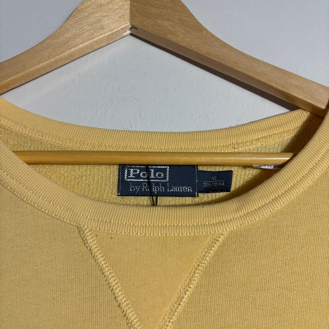 폴로 랄프로렌 옐로우 맨투맨 (무료배송) 상품이미지2