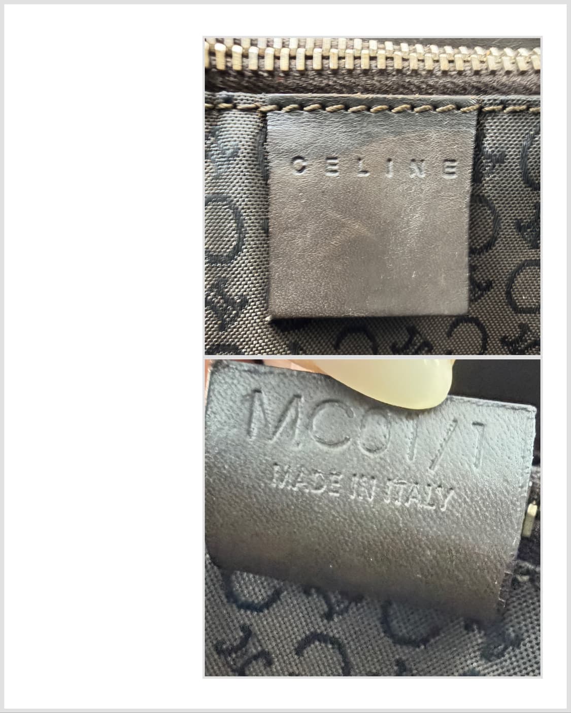 셀린느 C 마카담 캔버스 미니 토트백 상품이미지9