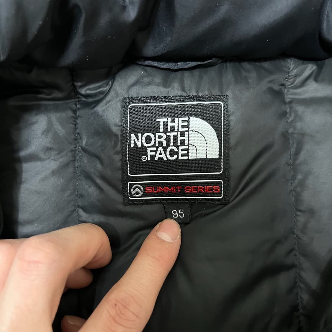 노스페이스 써밋시리즈 구스다운 800 그린 눕시 패딩 M/95  상품이미지6