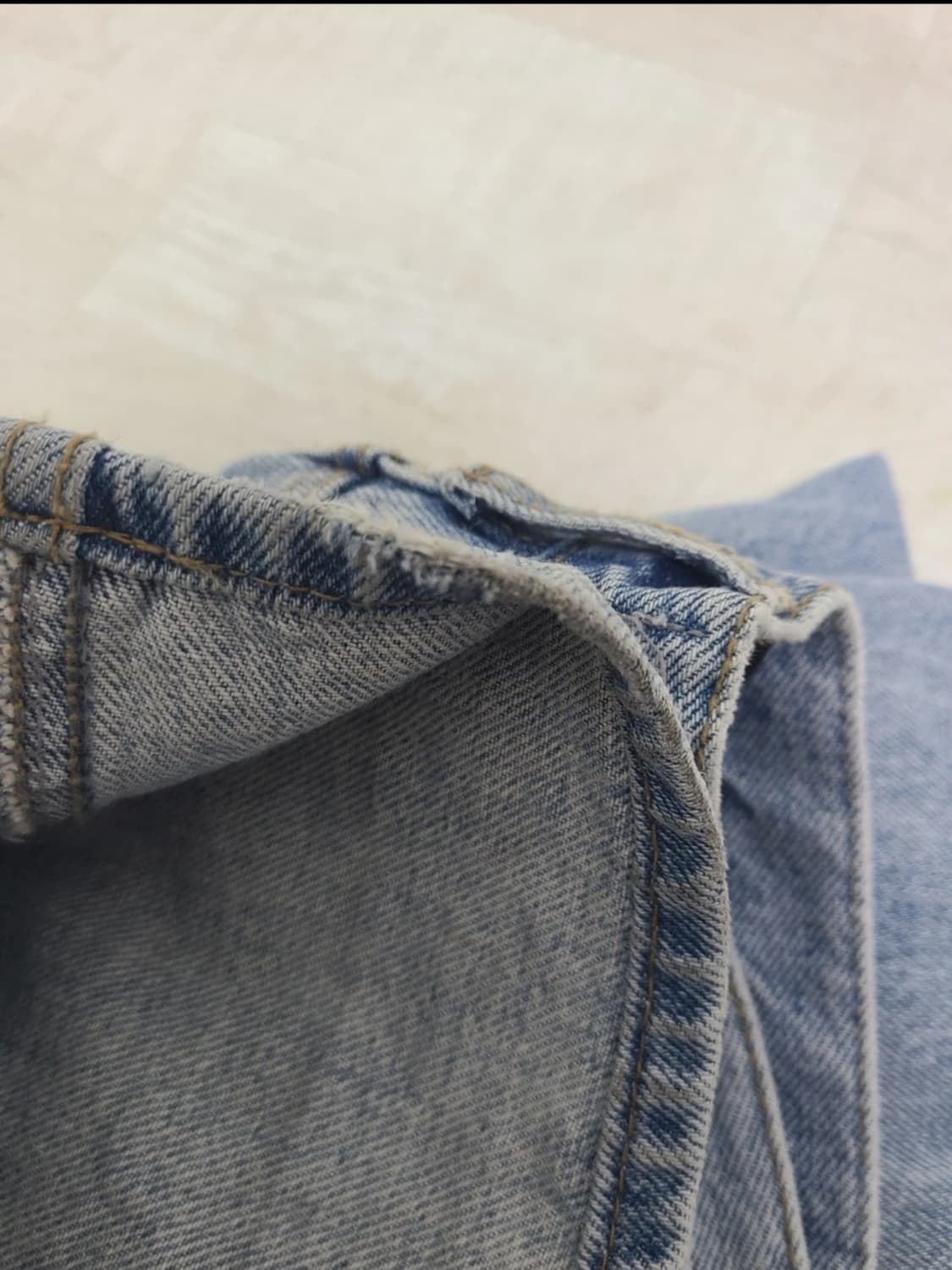 피타 샐리 부츠컷 데님 진 상품이미지5