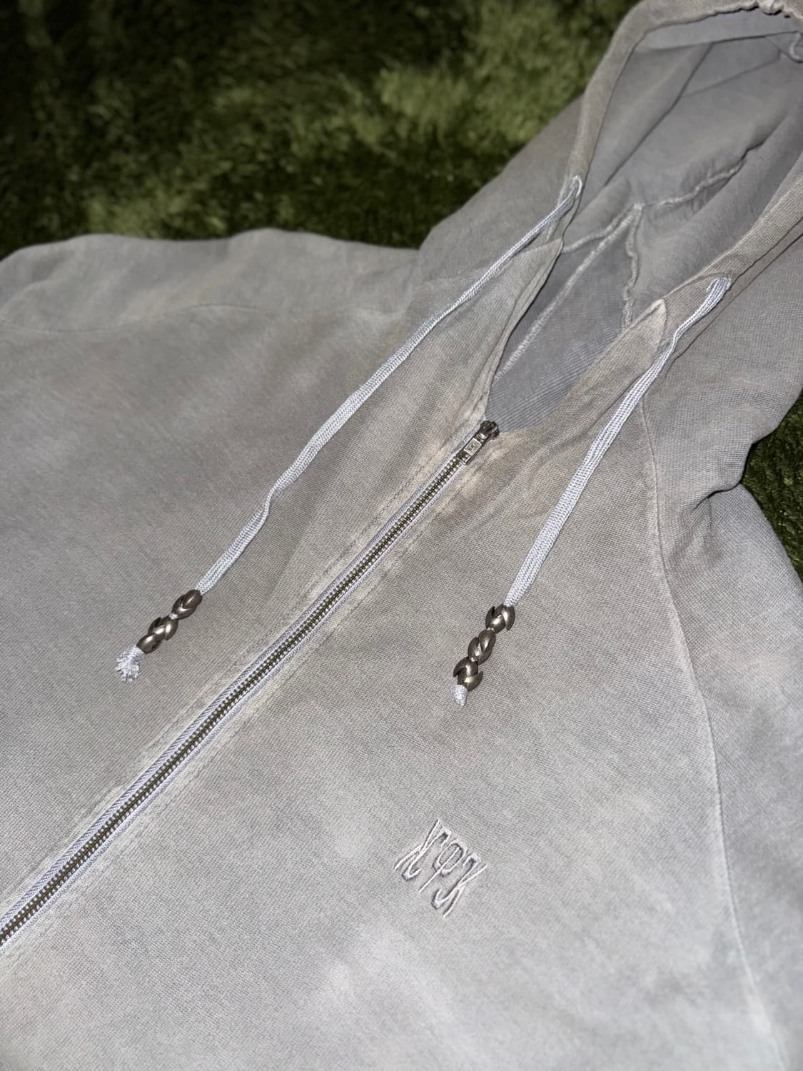 [XL] 코스트퍼킬로 라이트 웨이트 블리치드 후드집업 그레이 상품이미지2