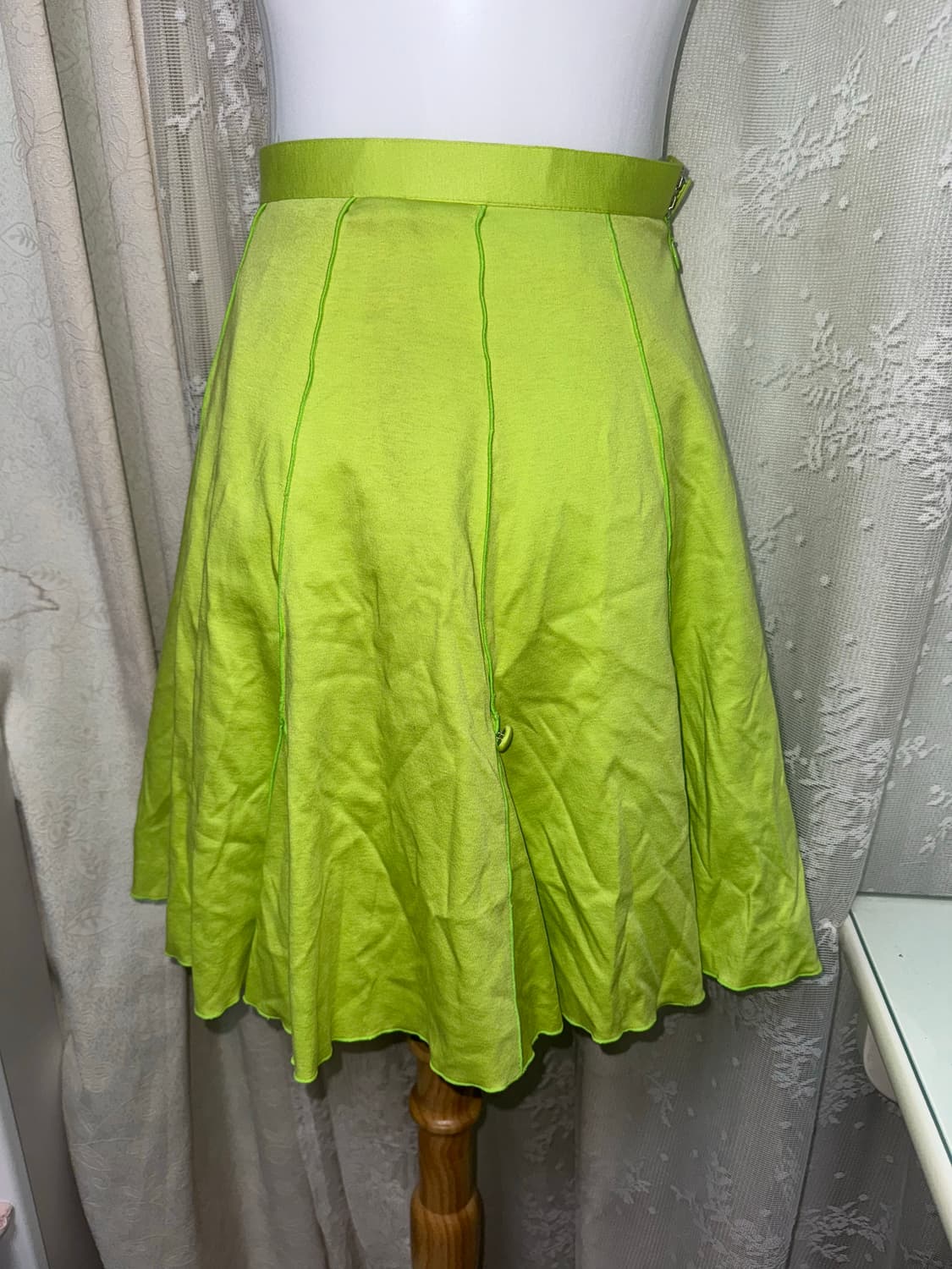 Vintage lime midiskirt 상품이미지4