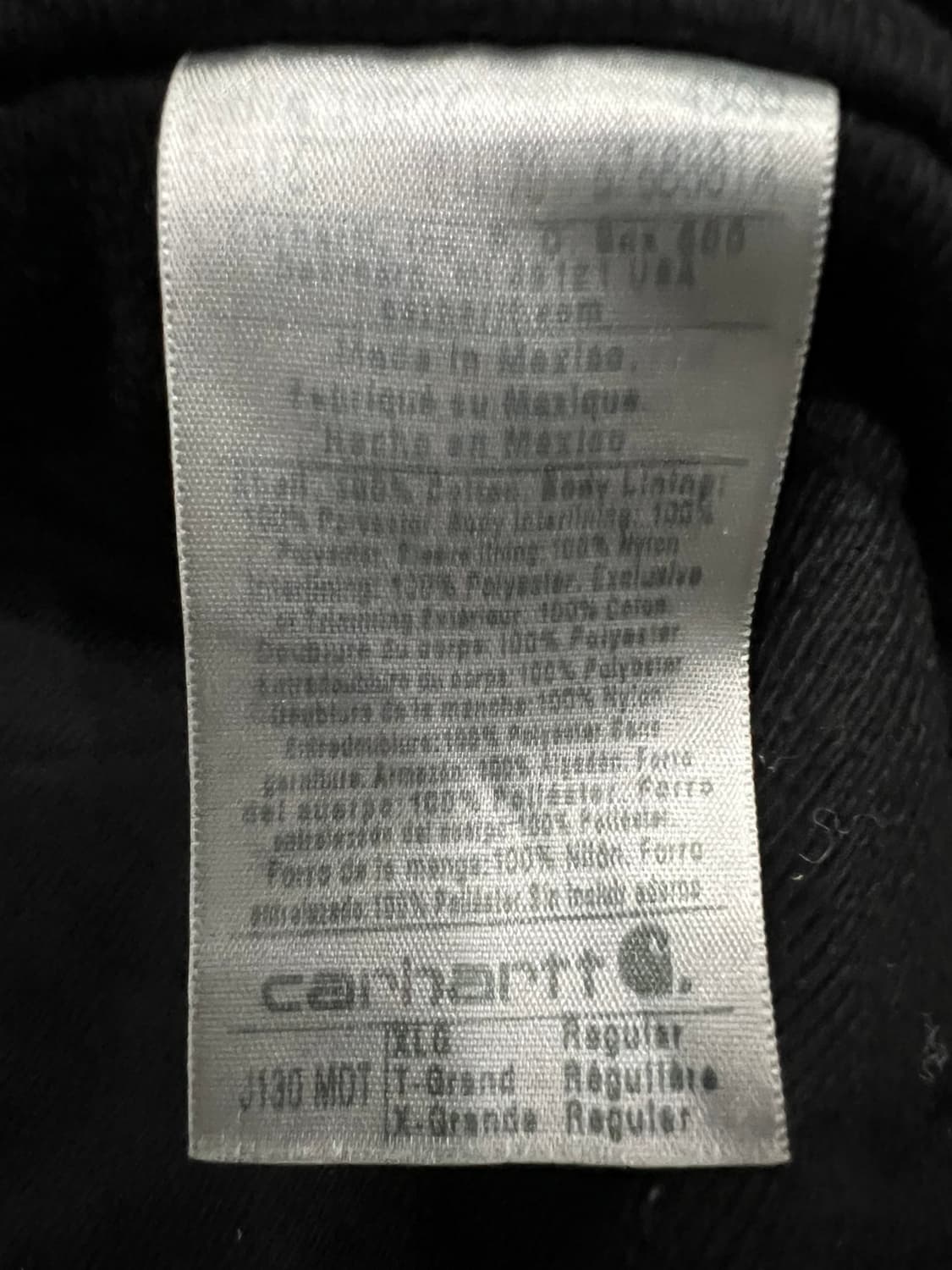 (XL) 칼하트 덕 액티브 후드자켓 J130 MDT 미드나잇 상품이미지5