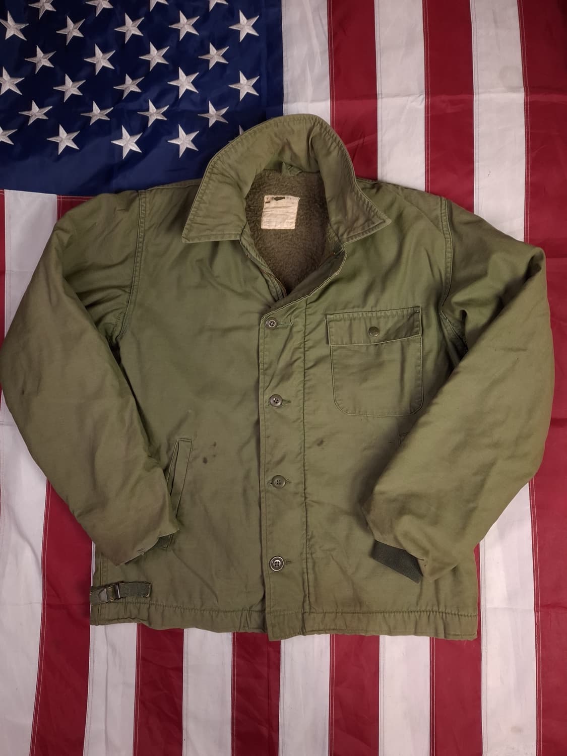 오리지날 미해군 A-2 덱자켓 상품이미지1