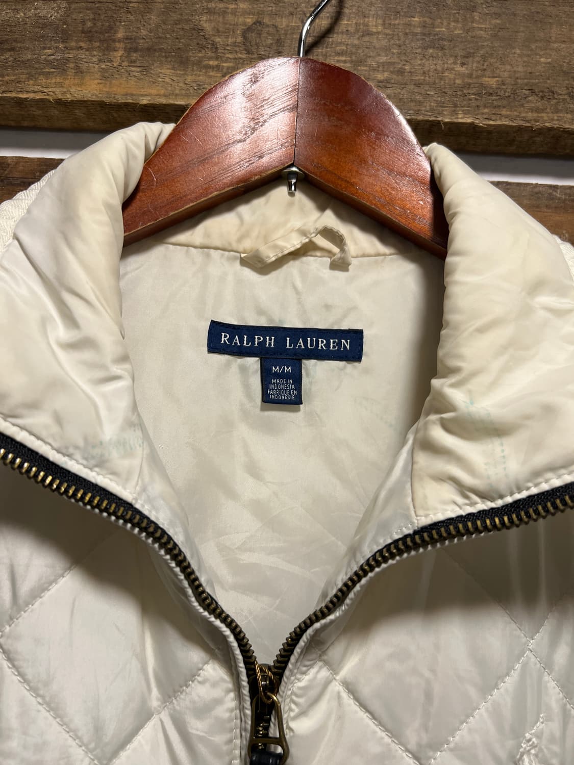 [M]폴로 랄프로렌 우먼스 화이트 퀼팅 자켓 상품이미지2