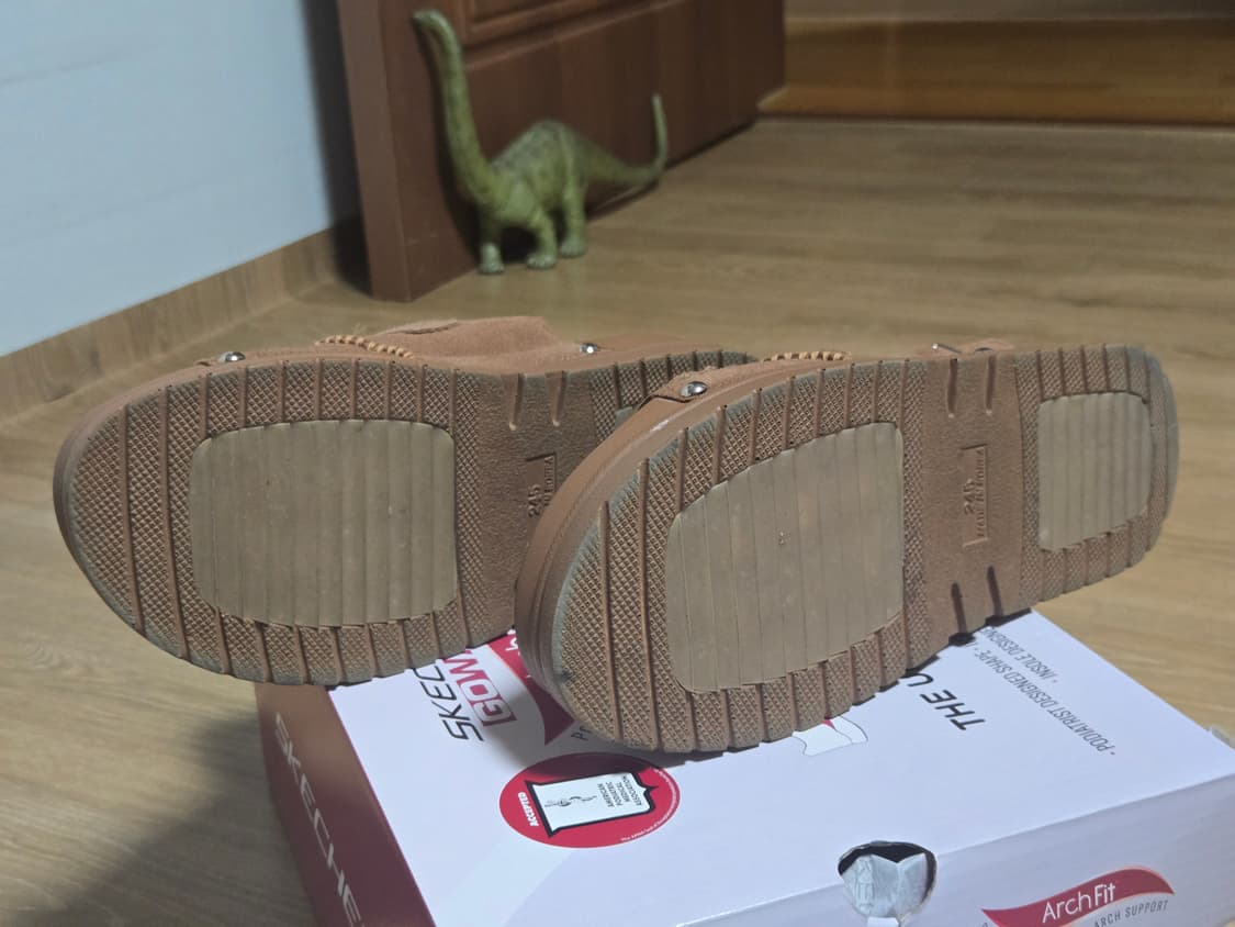 브루마스 소가죽 스웨이드 디아나 여성 키높이 샌들 245cm 상품이미지5