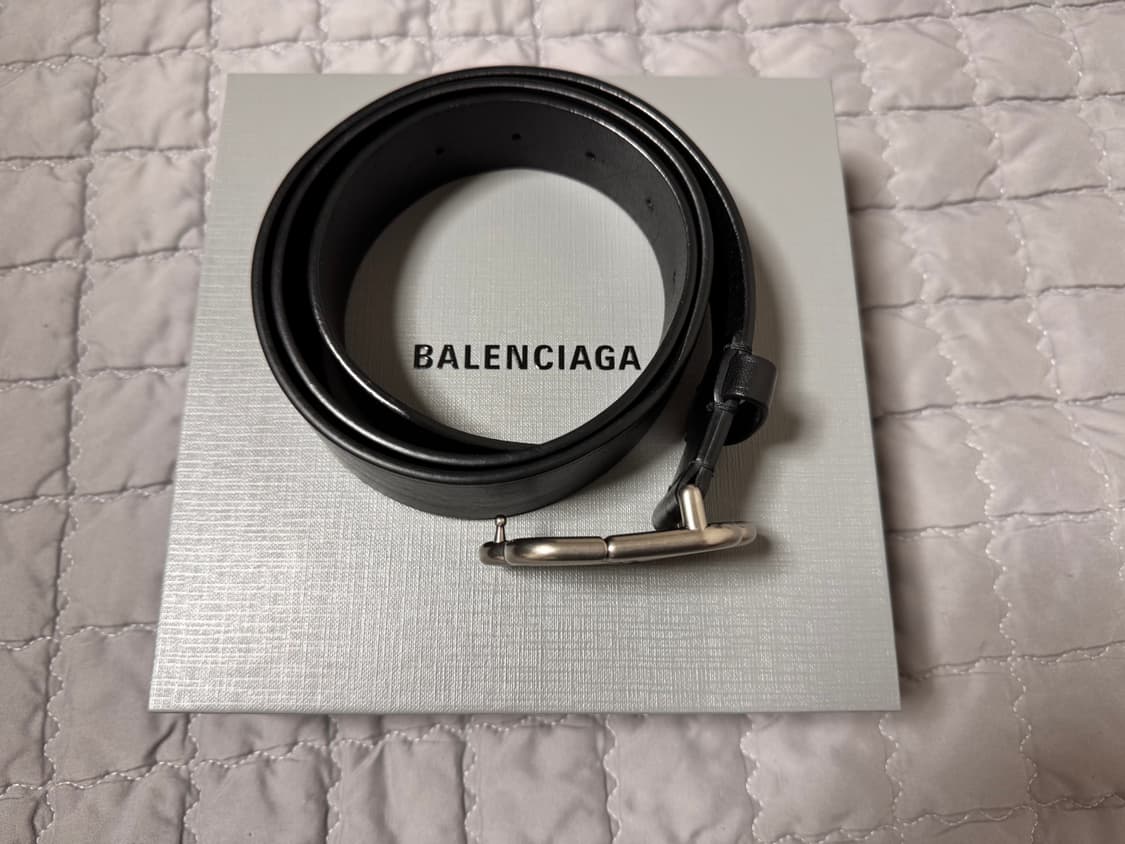 발렌시아가 BB 로고 벨트 90cm 상품이미지2