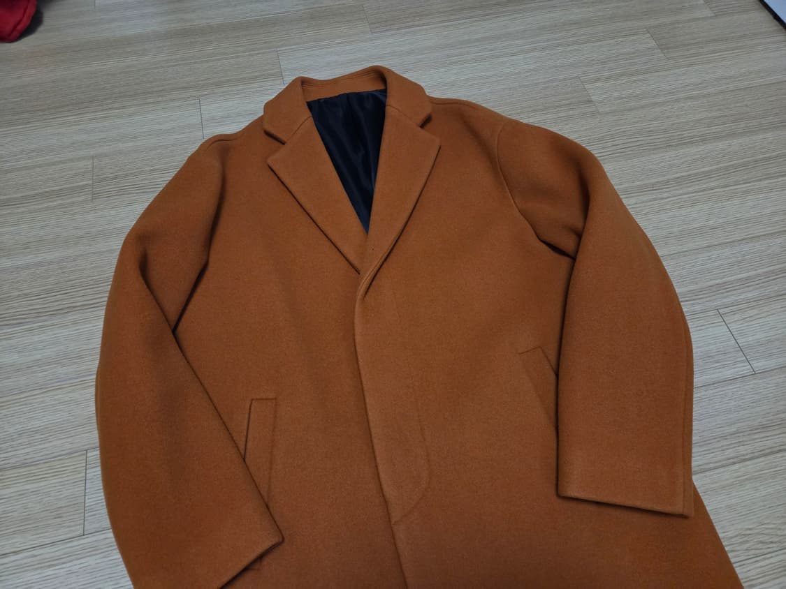 시스템 옴므 오렌지 세미 오버  싱글 코트 상품이미지3