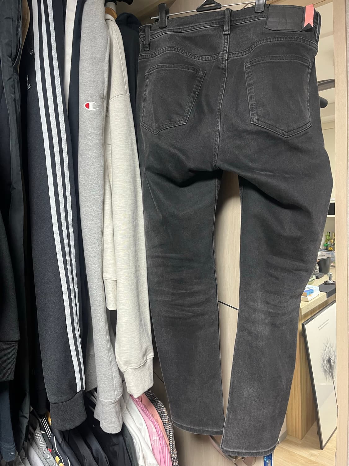 아크네 스튜디오 리버 흑청 데님 판매 상품이미지2