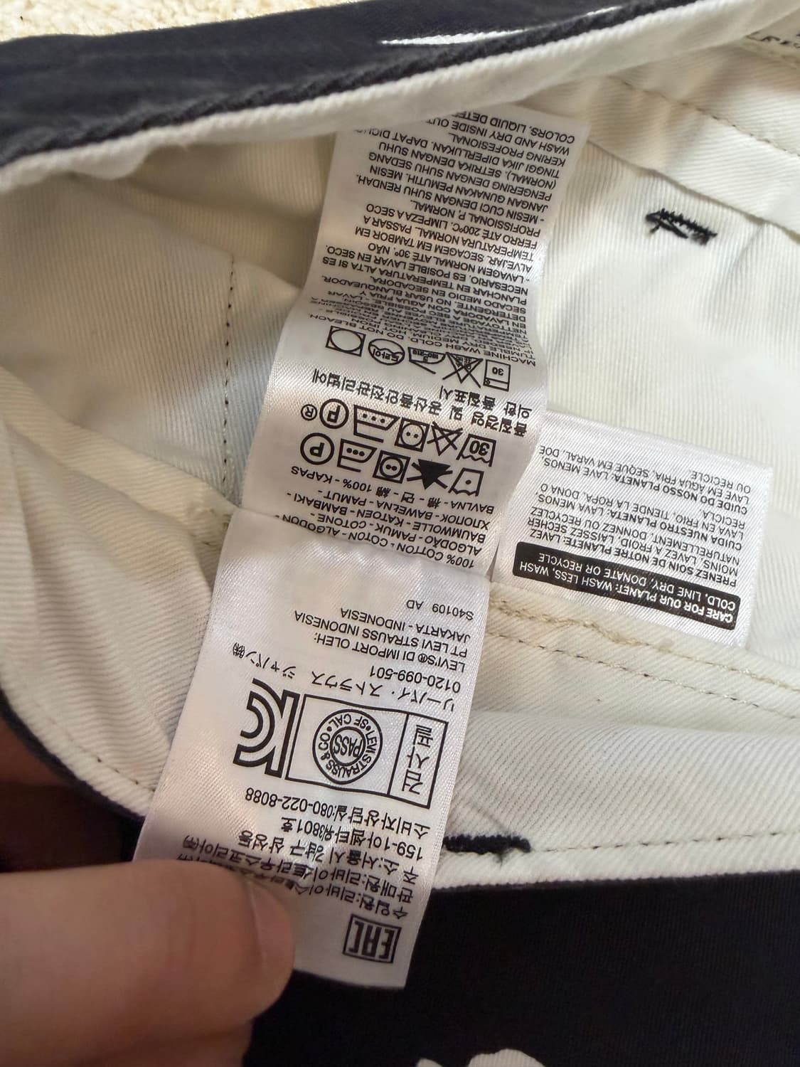 36) 리바이스 프리미엄 코튼 하와이안 버뮤다 팬츠 반바지 새상품 상품이미지4