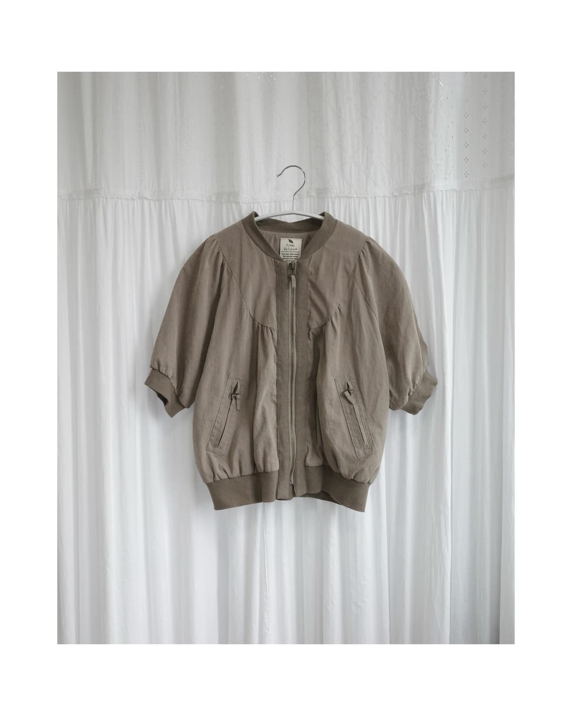 Brown vintage zip-up 상품이미지1