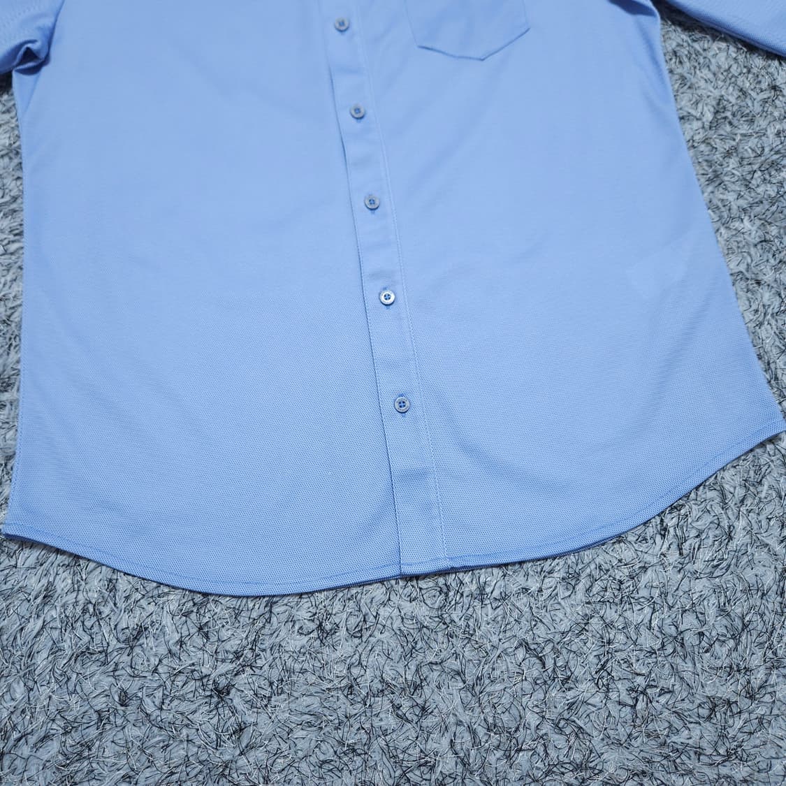 아디다스골프)105 남자 하늘색 쿨맥스 골프셔츠 / 왕눈이샵 상품이미지5