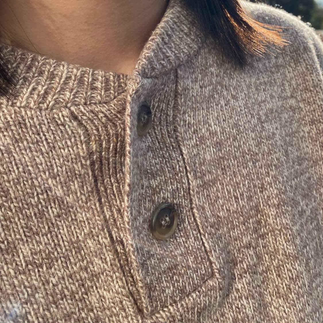 조르지오 아르마니 빈티지 헨리넥 니트 스웨터 상품이미지5