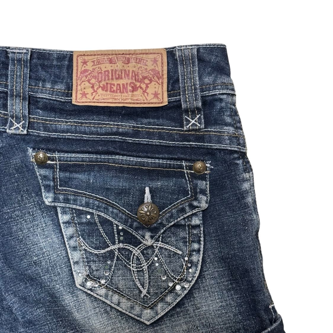 JPN 디테일 Y2K 로우라이즈 핫팬츠 상품이미지5