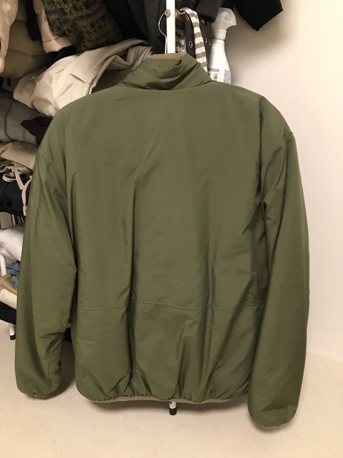 나이키 클럽+플리스 리버시블 윈터라이즈드 풀 집 올리브 상품이미지3