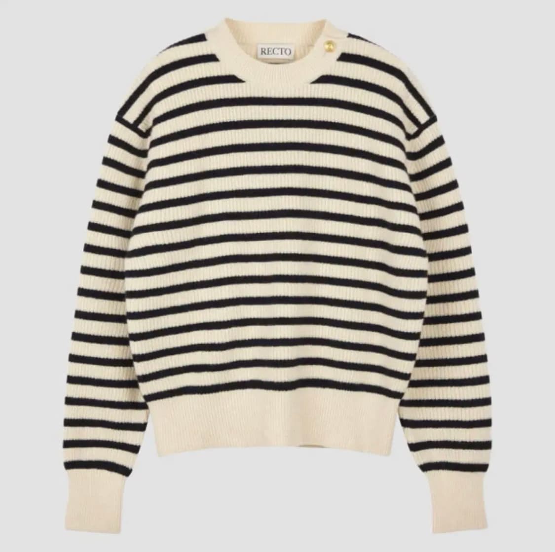 23fw 렉토 스트라이프 니트 m 사이즈 팝니다. 상품이미지1