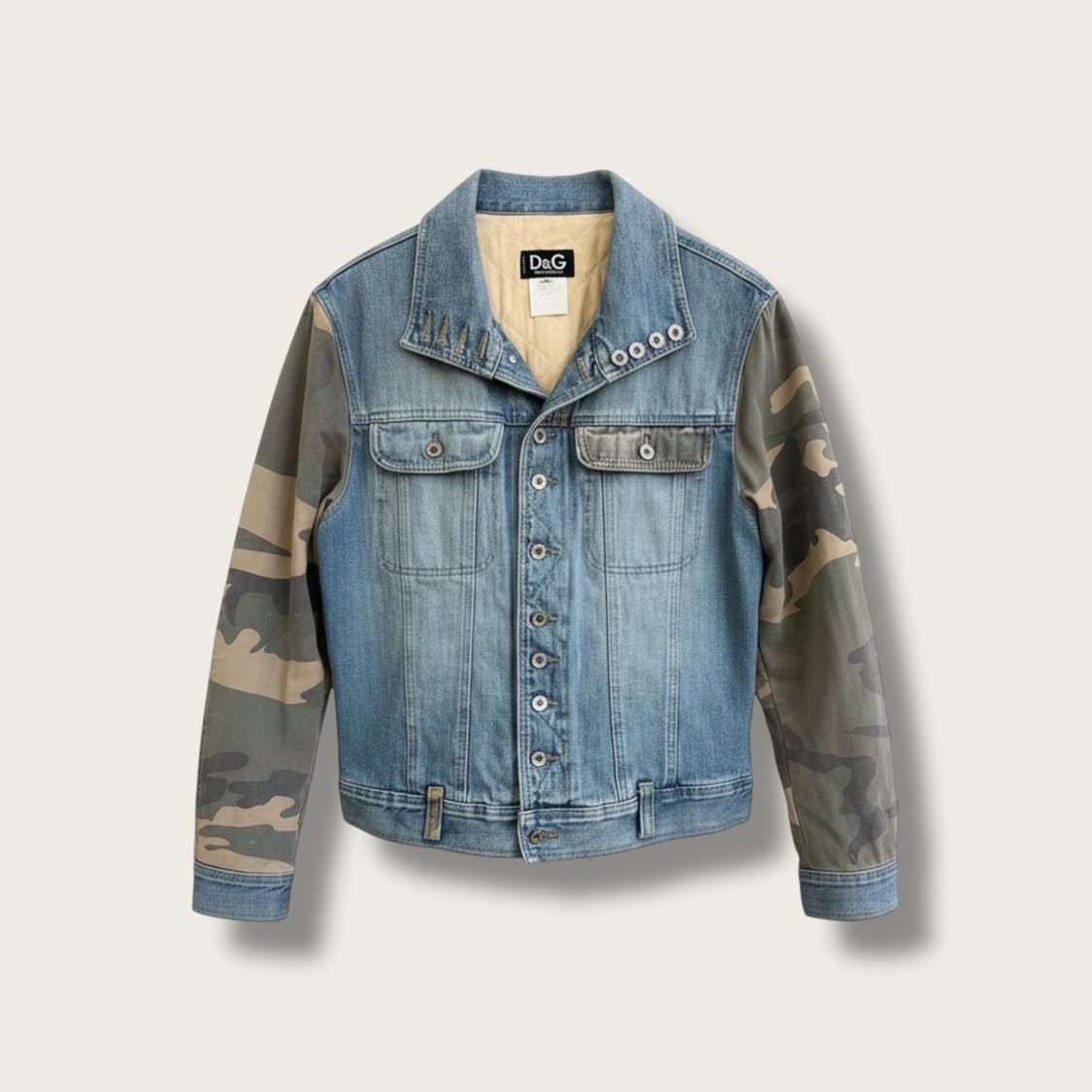 L/ 돌체앤가바나 2003AW 카모 데님자켓 상품이미지1