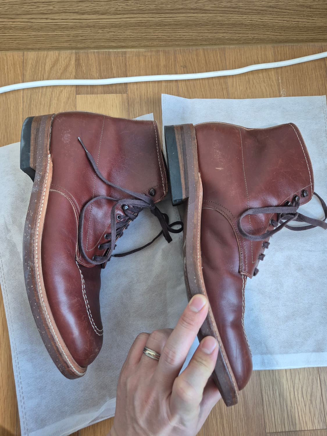 알든 405 US9.5D 크롬악셀 부츠 상품이미지3