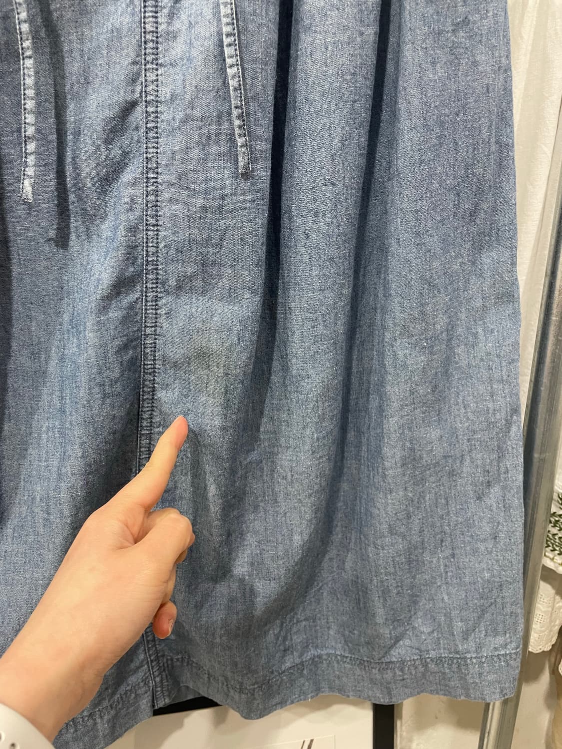 earth music denim pocket skirt 상품이미지7