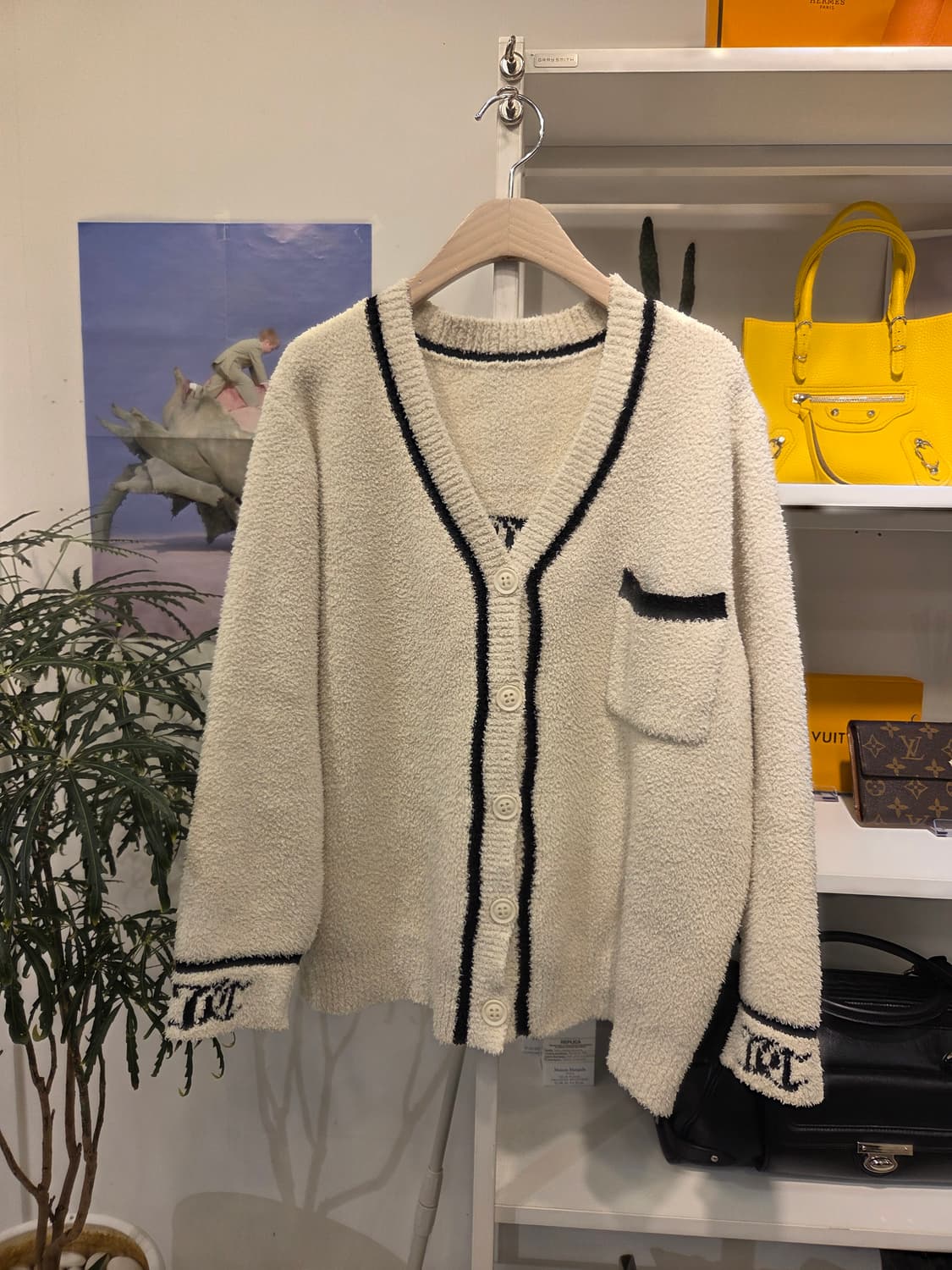 쥬시꾸뛰르 라운지 웨어 세트 실내복 (가디건  바지) 상품이미지2