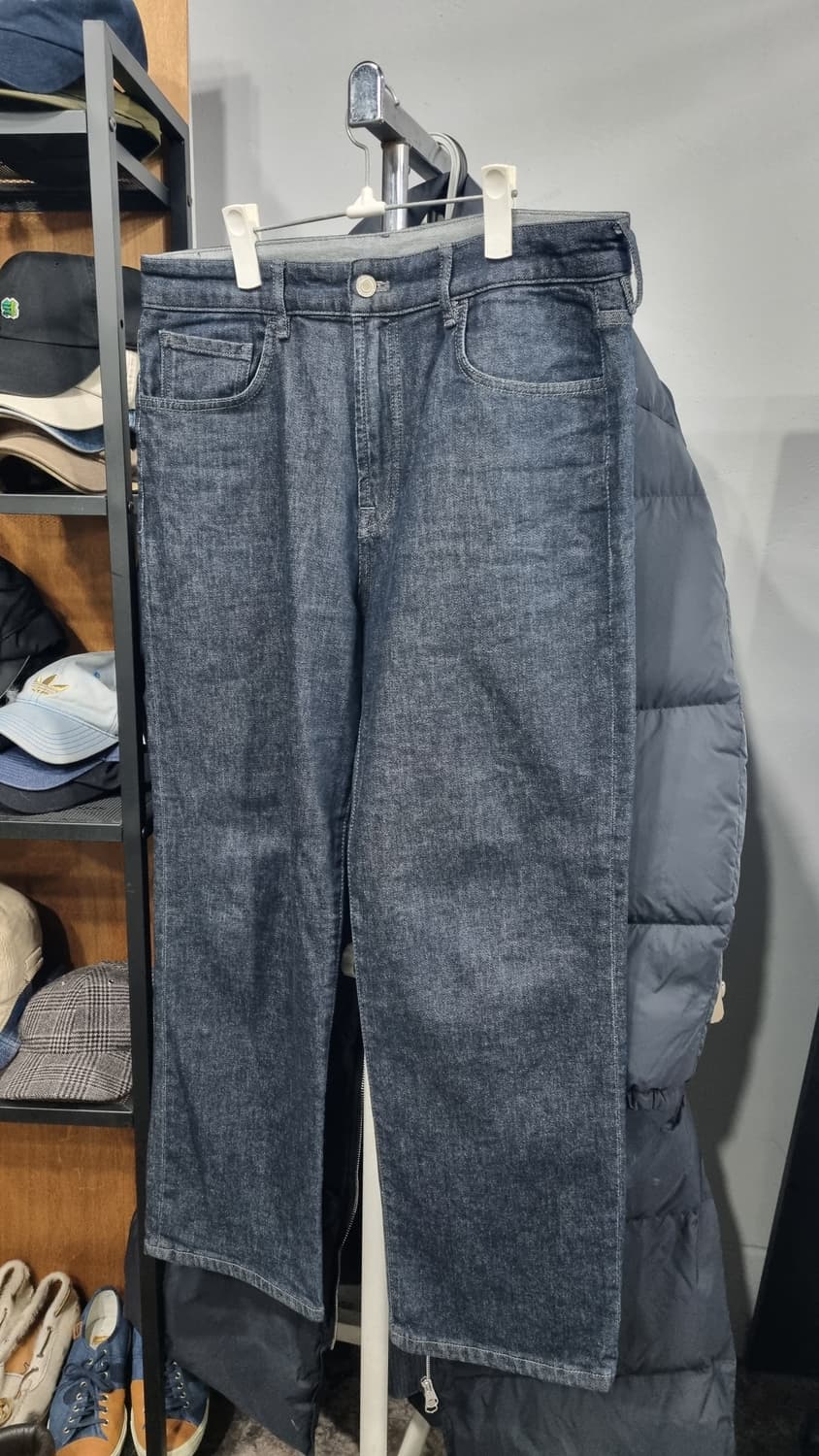 Massimo Dutti)) 레귤러핏 스트레이트 셀비지 청바지 허리33 상품이미지1