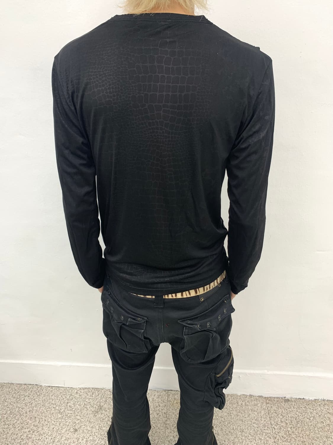 Tornado Mart python drape layered cut-se 상품이미지5
