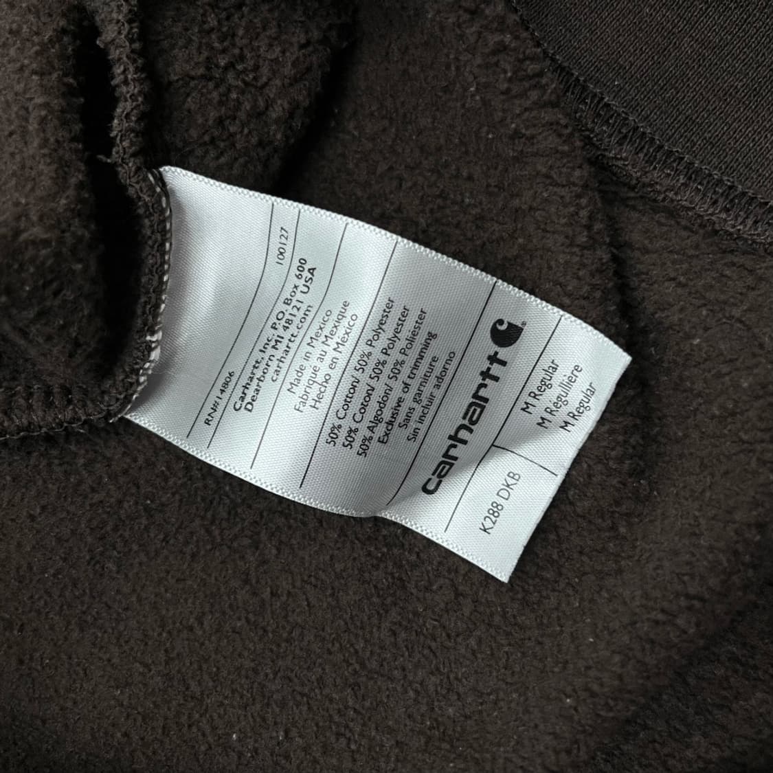 칼하트 초코맛 후드 M 상품이미지7