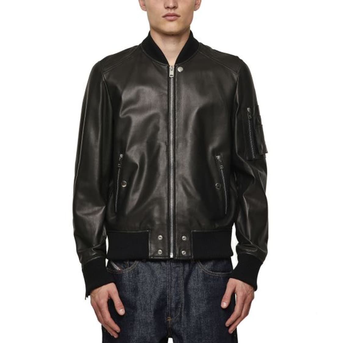 [새상품/L]디젤 ABBOTT 램스킨 레더 자켓 상품이미지2