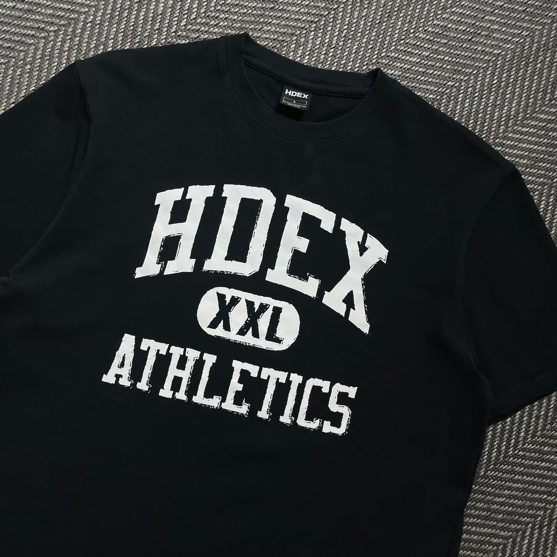 HDEX ATHLETICS 빅로고 블랙 반팔 티셔츠 y 4570 상품이미지5