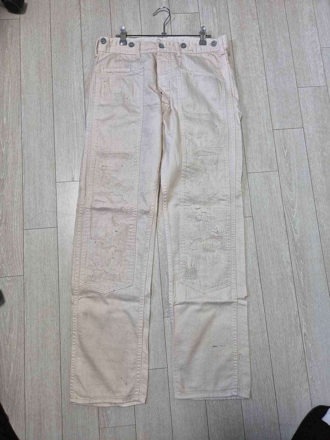 [31/32] RRL 엔지니어핏 리페어 카펜터 팬츠 상품이미지1