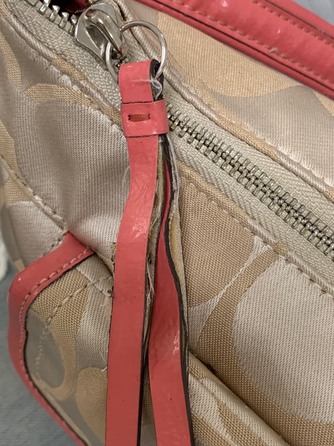 Coach pink ivory y2k shoulder bag 상품이미지8