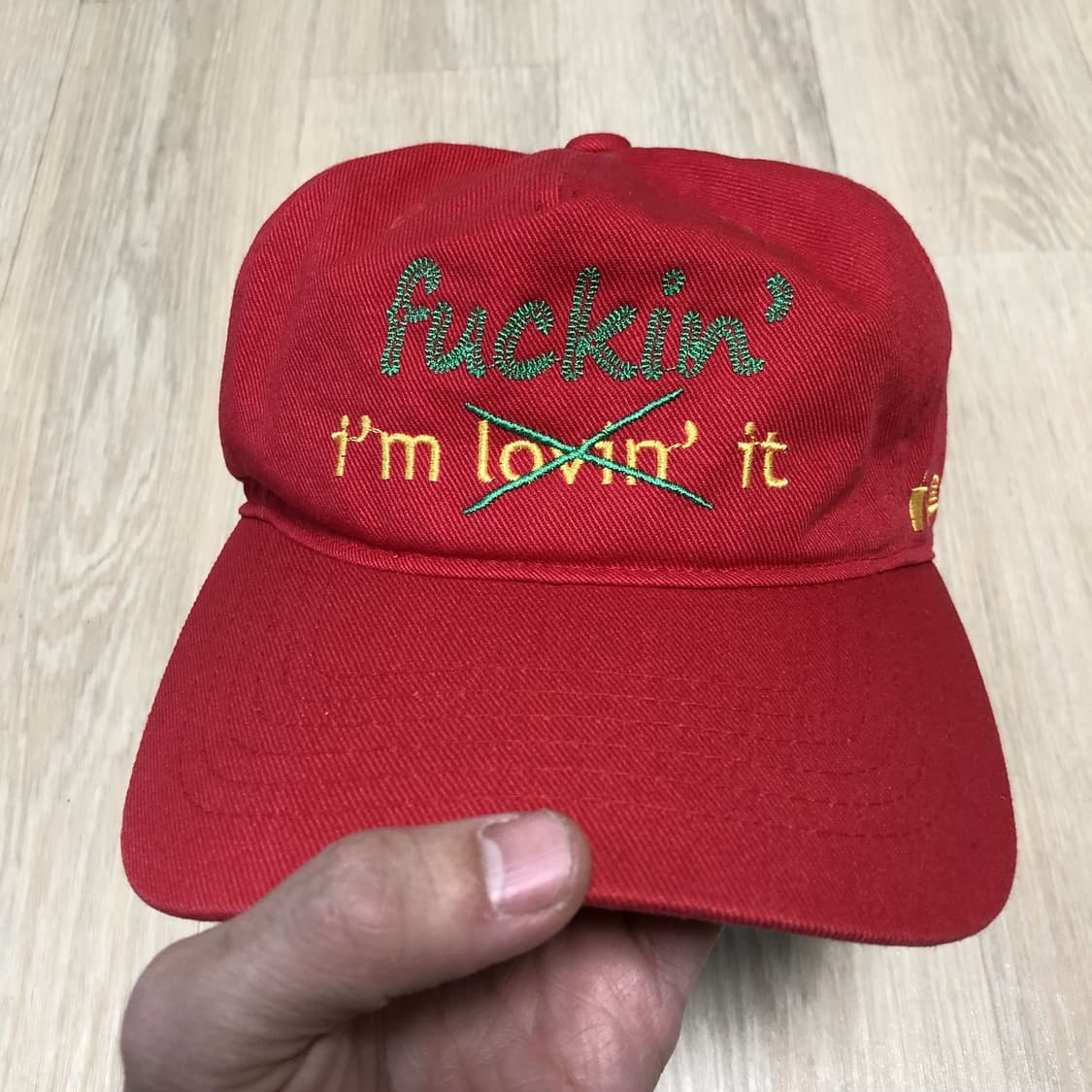 (ONE SIZE) 웩 WACK WcDonald 맥도날드 패러디 볼캡 상품이미지2