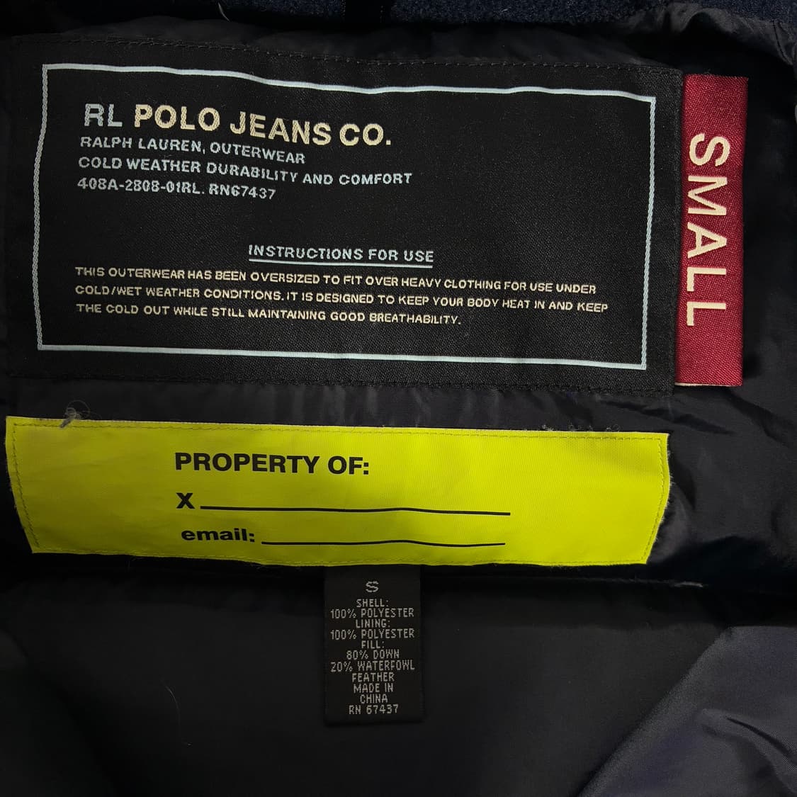 Polo  폴로 랄프로렌 코튼 퀼팅 봄버 자켓 상품이미지5