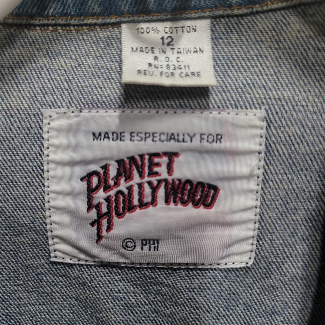 Planet Hollywood 마우이(Maui) 90s 데님 트러커 자켓 상품이미지8
