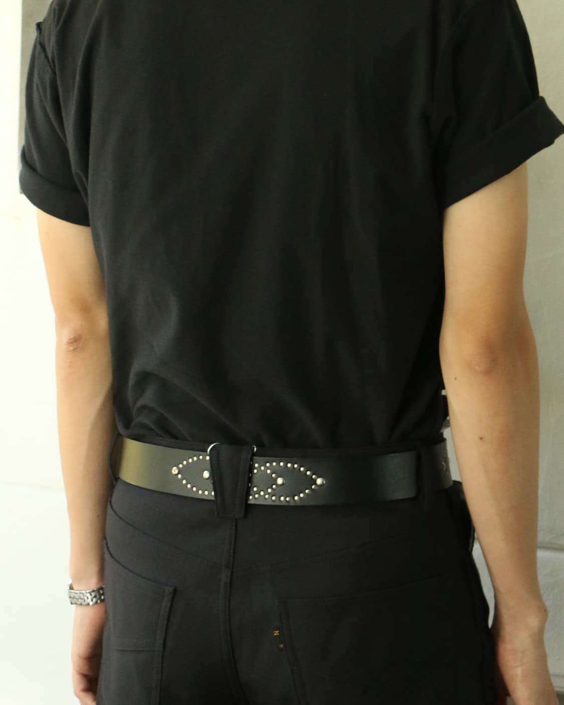 빈티지 스터드 레더 벨트  상품이미지4
