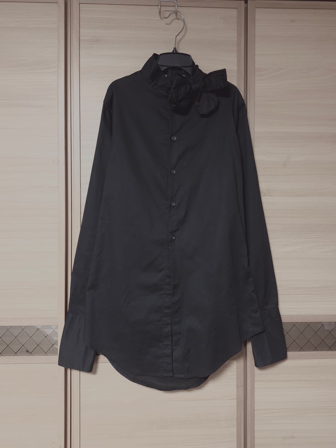 Marjan pejoski 아카이브 프릴타이 롱셔츠 (M) 상품이미지1