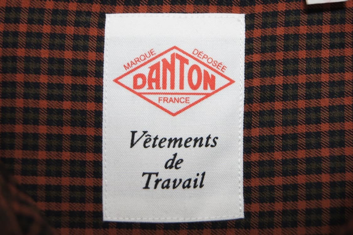 DANTON 정품 체크 셔츠 원피스 상품이미지8