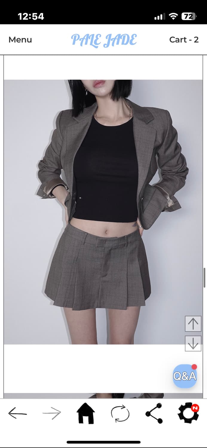 페일제이드 드뮤어 로우라이즈 스커트 상품이미지4