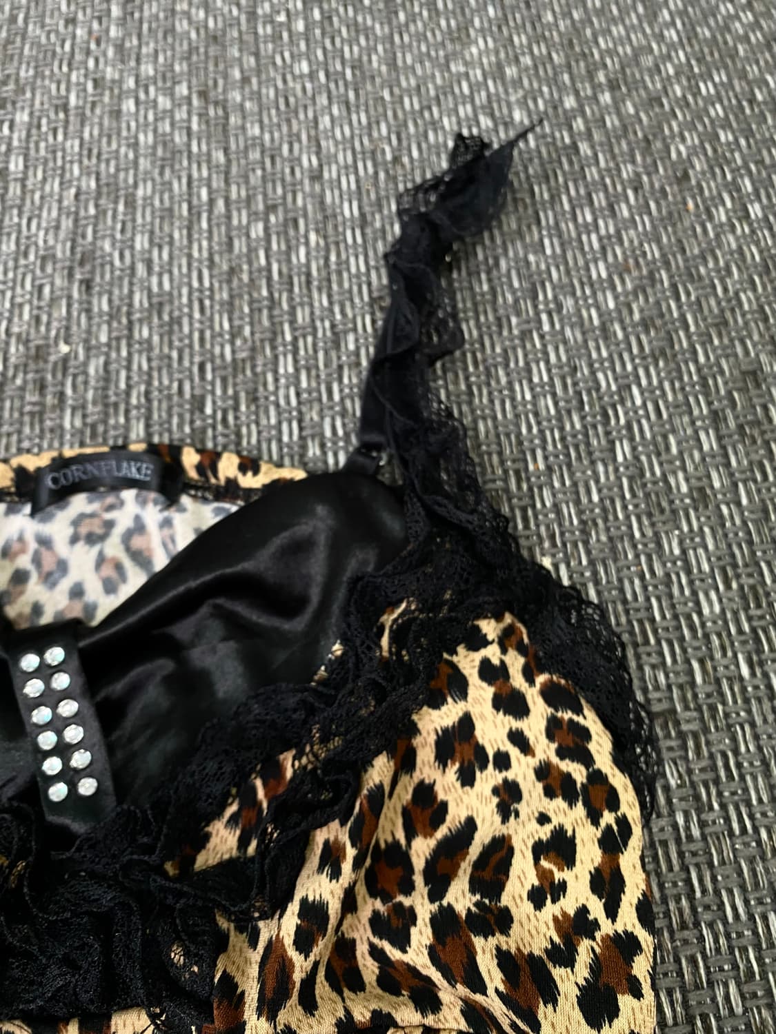  [CORNFLAKE]Lace Detail Leopard 갸루 상품이미지8